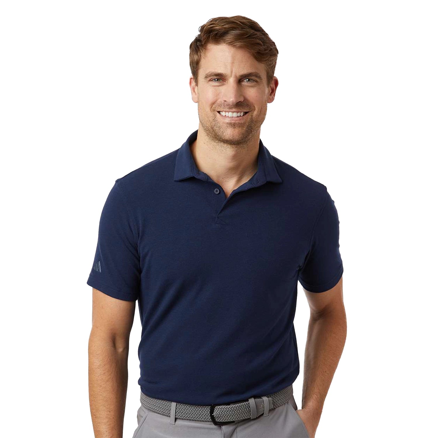 Adidas Adidas Blend Embroidered Polo - Collegiate Navy Blue