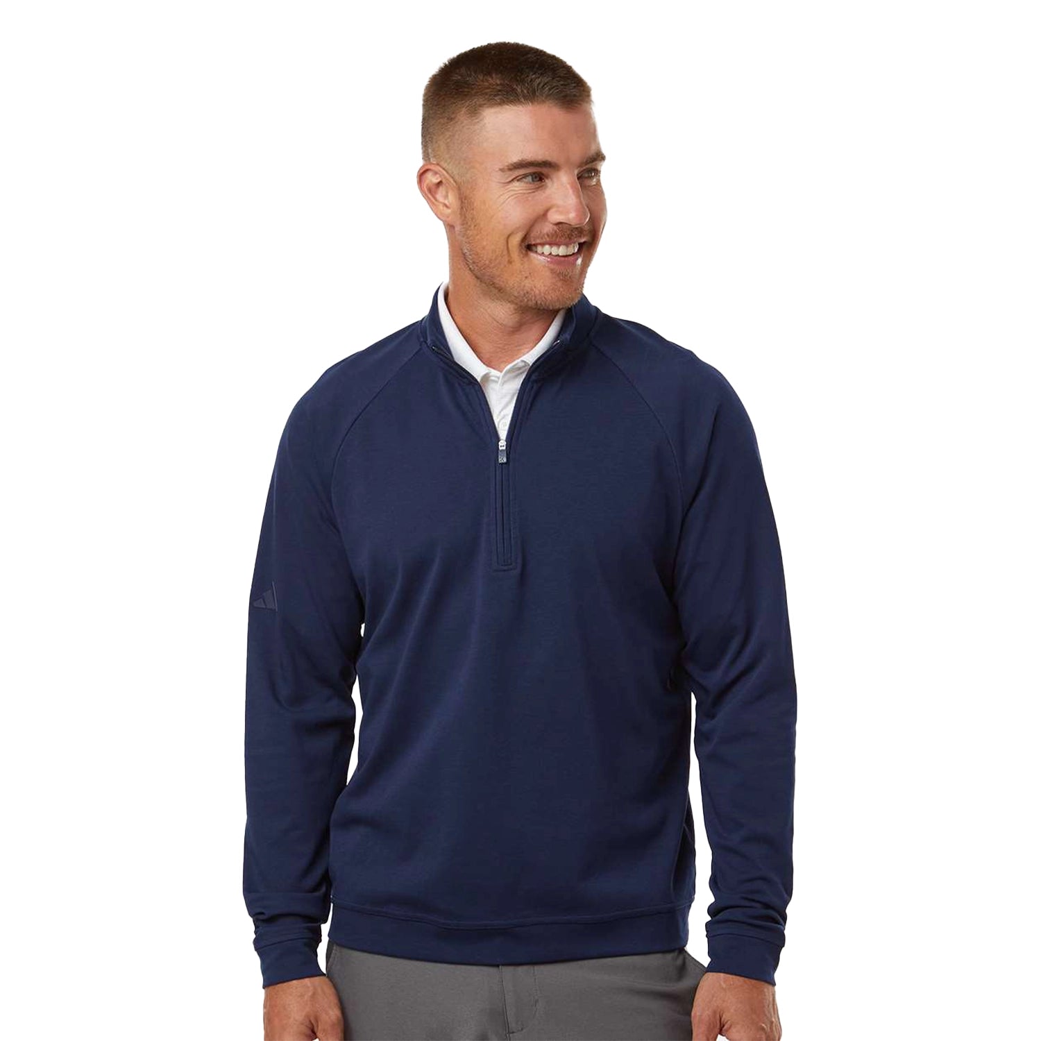 Adidas Club Quarter-Zip Pullover Embroidered