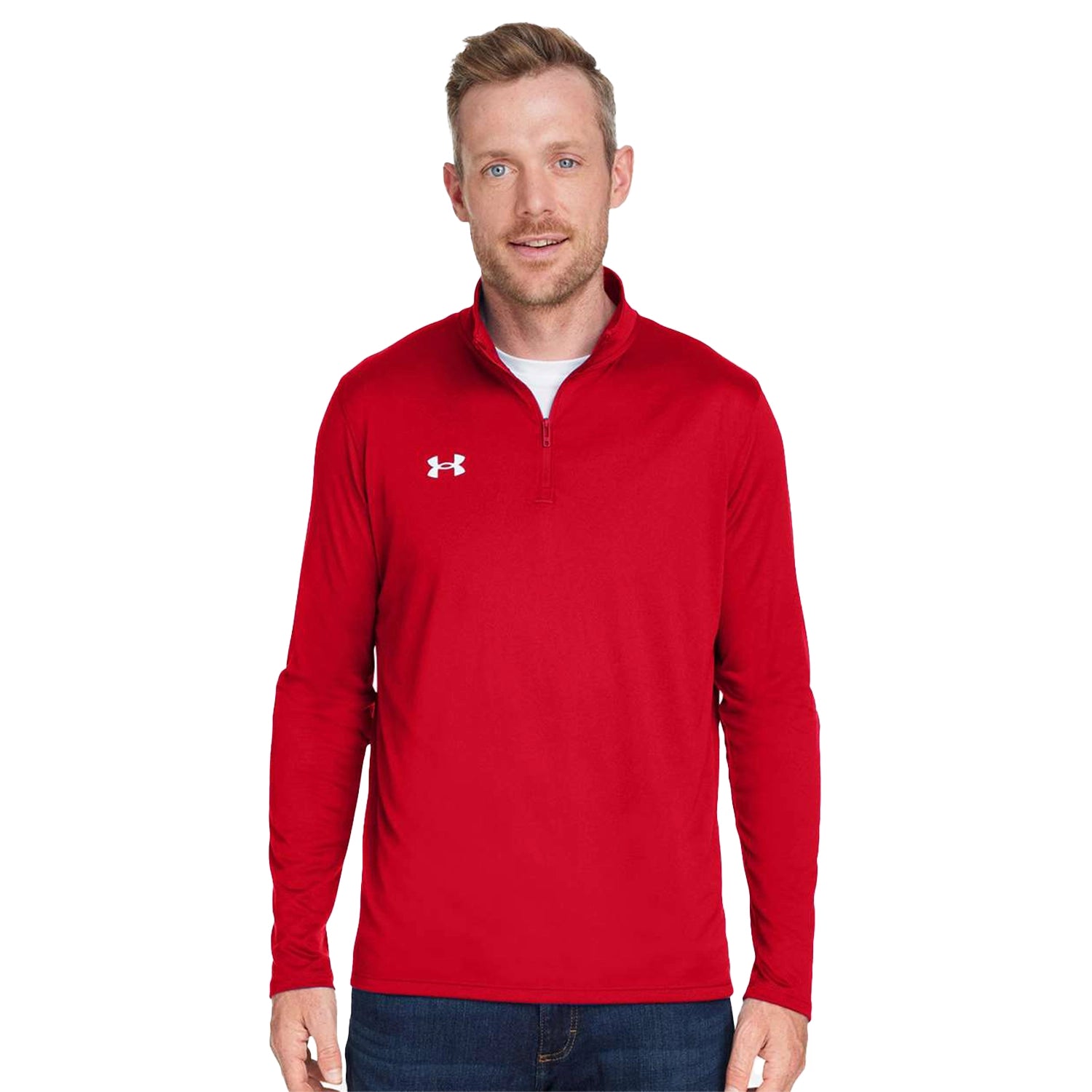 Under Armour Team Tech Quarter-Zip Pullover Embroidered