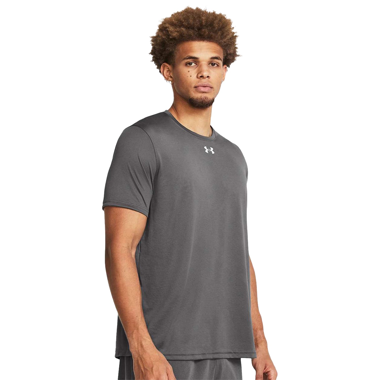 Under Armour - Team Tech T-Shirt Decorated - Mod Grey Light Heather