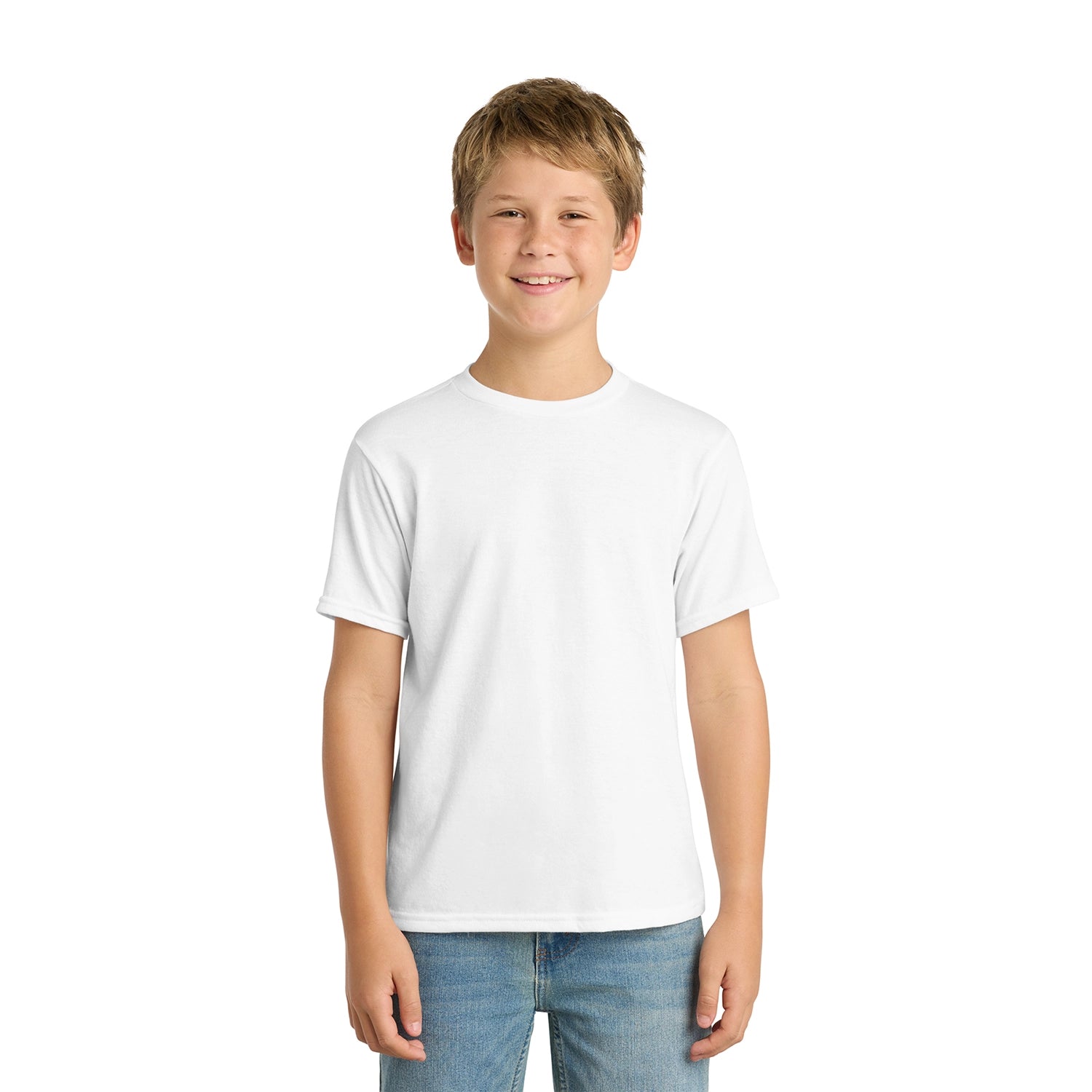 Port & Co Decorated Youth Performance Blend Tee