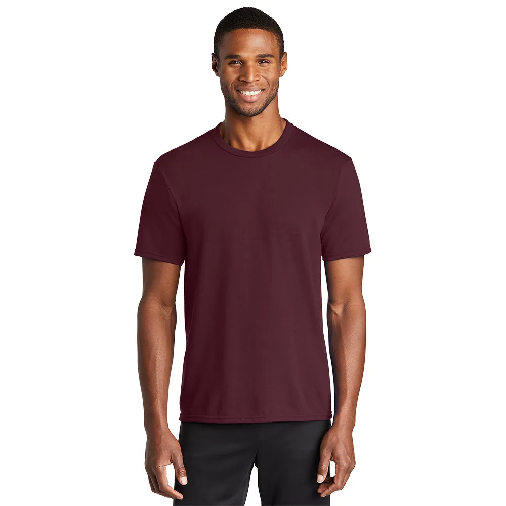 Port & Company Performance Blend Tee Decorated - Red