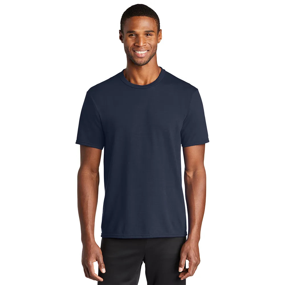 Port & Company Performance Blend Tee Decorated - Deep Navy Blue