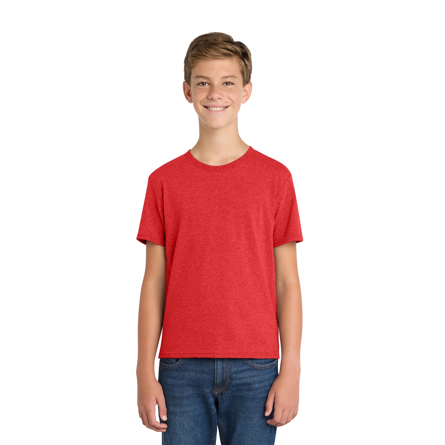 Port & Co Decorated Youth Fan Favorite Blend Tee