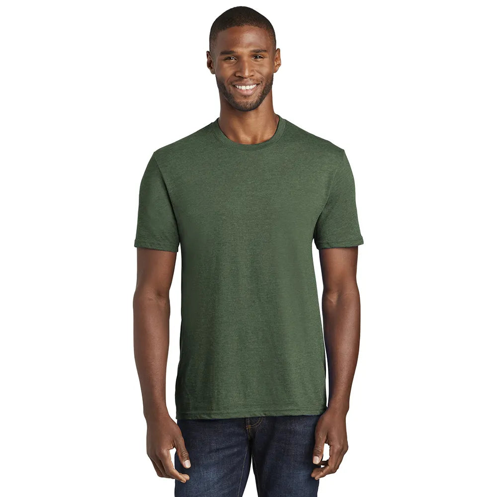 Port & Company Fan Favorite Blend Tee Decorated - Forest Green Heather