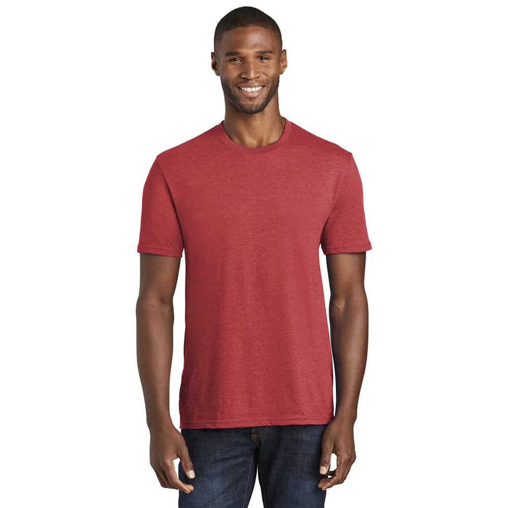 Port & Company Fan Favorite Blend Tee Decorated - Team Purple Heather