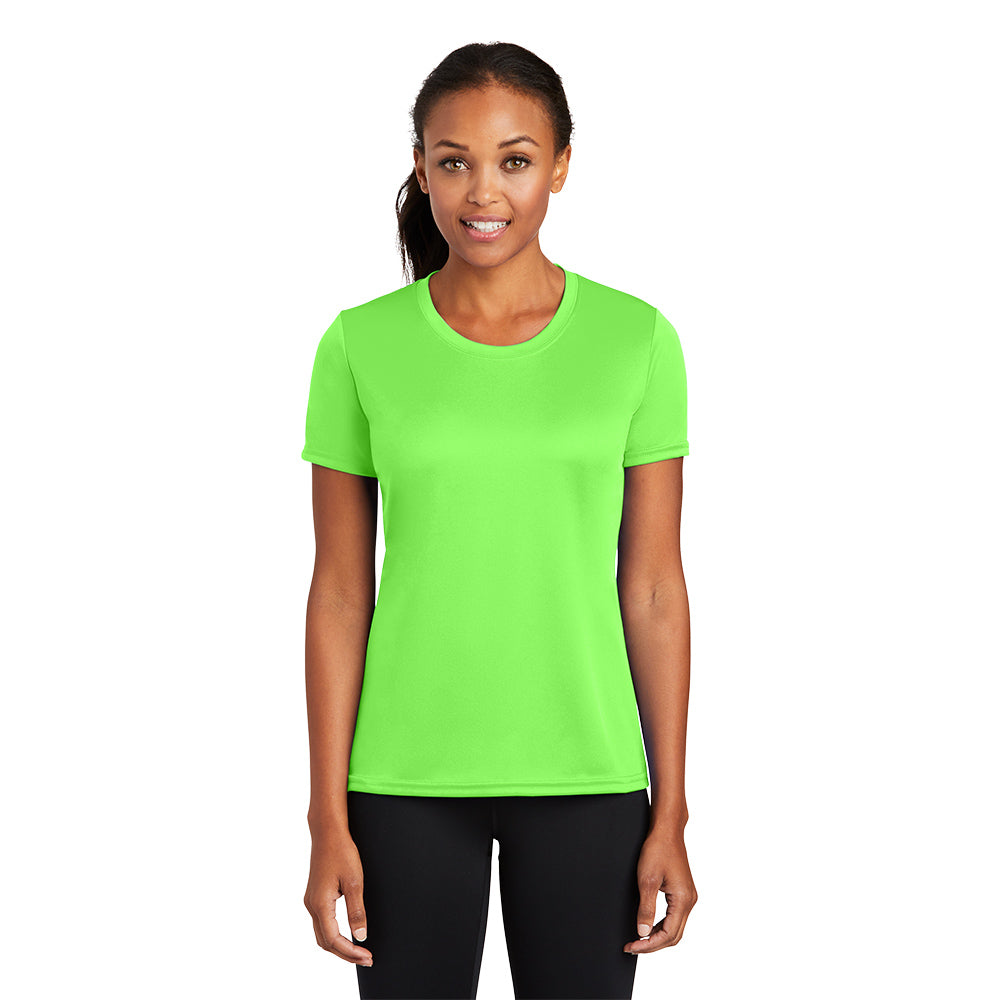 Port & Company Women's Performance Tee Decorated - Royal Blue