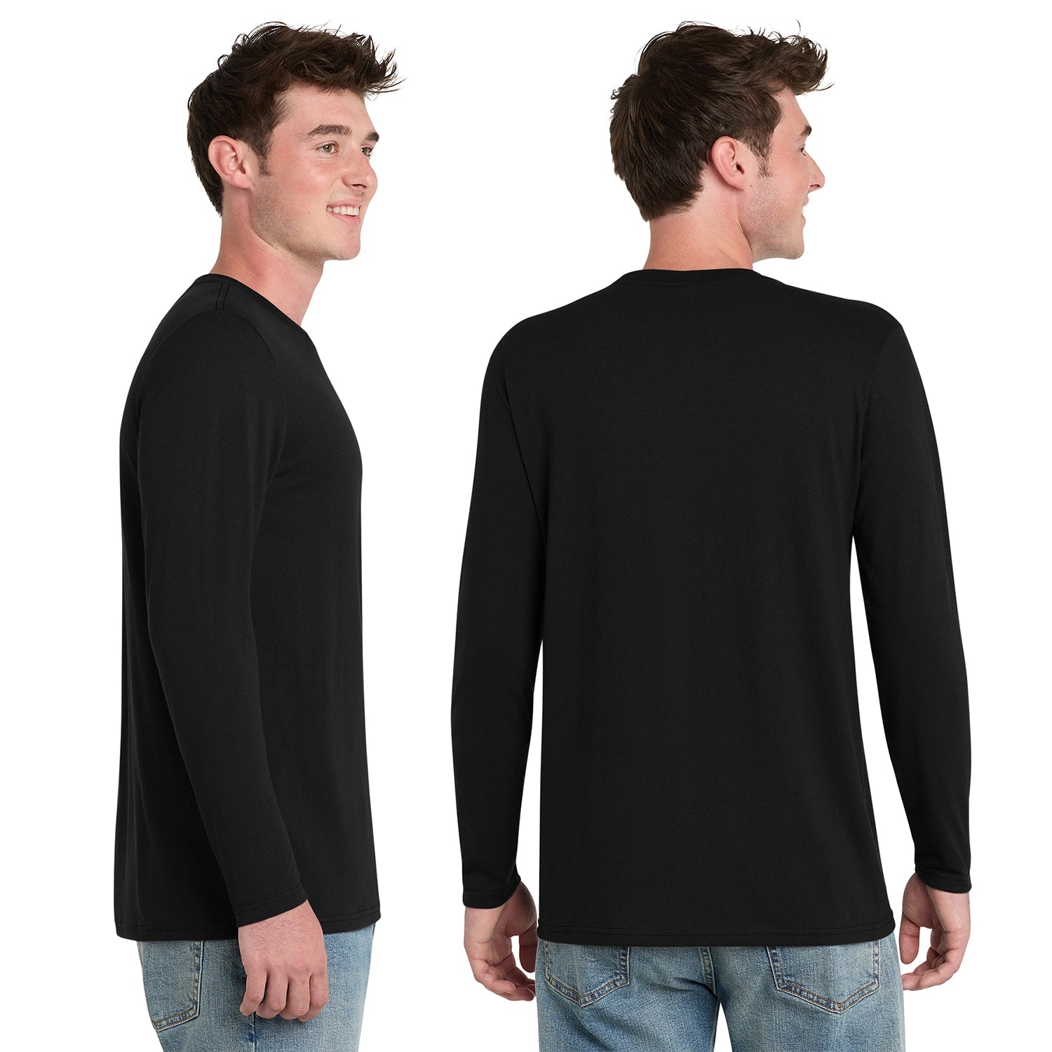 Port & Co Decorated TriBlend Long Sleeve Tee