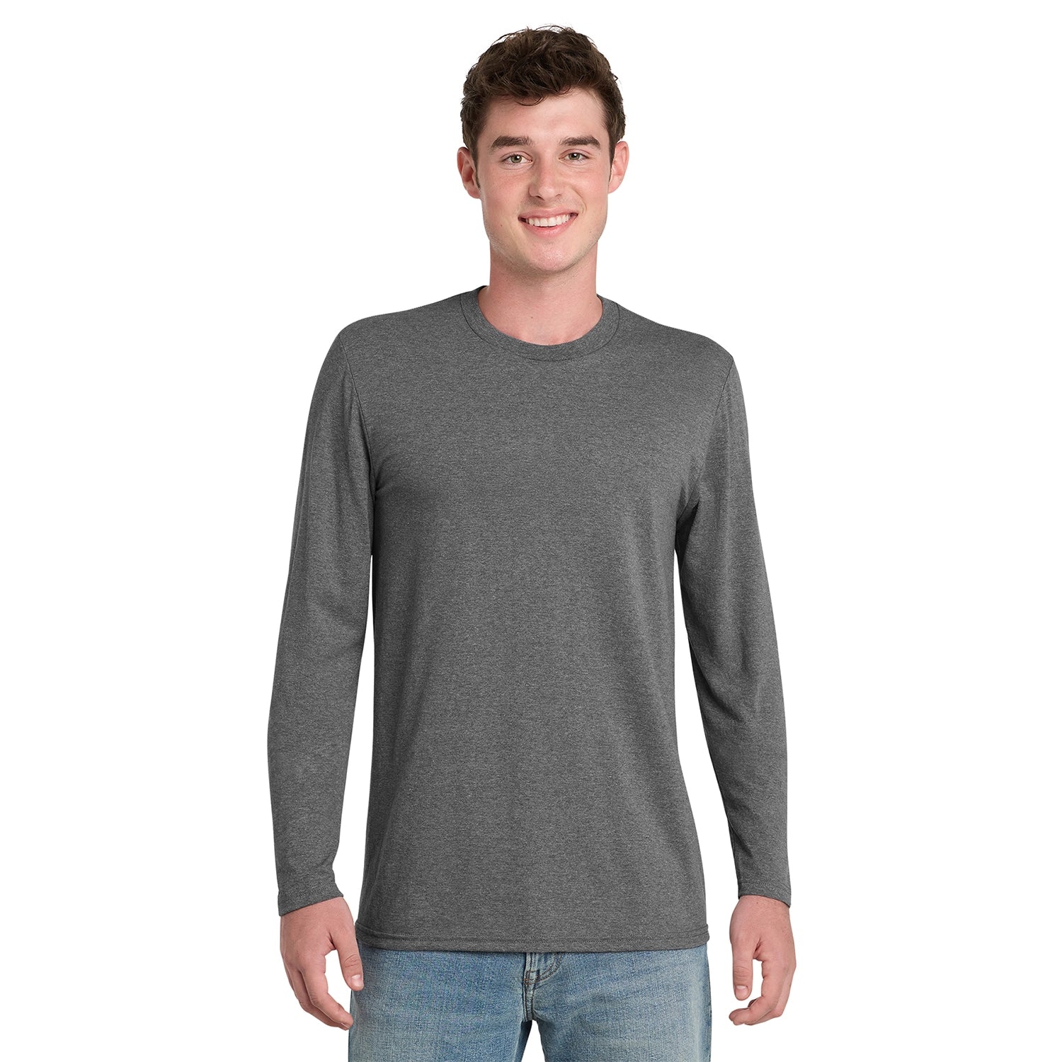 Port & Co Decorated TriBlend Long Sleeve Tee