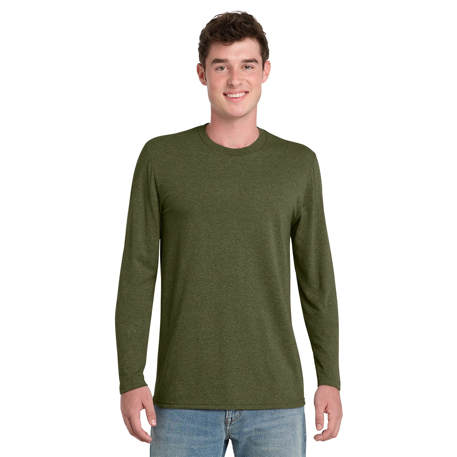 Port & Co Decorated TriBlend Long Sleeve Tee