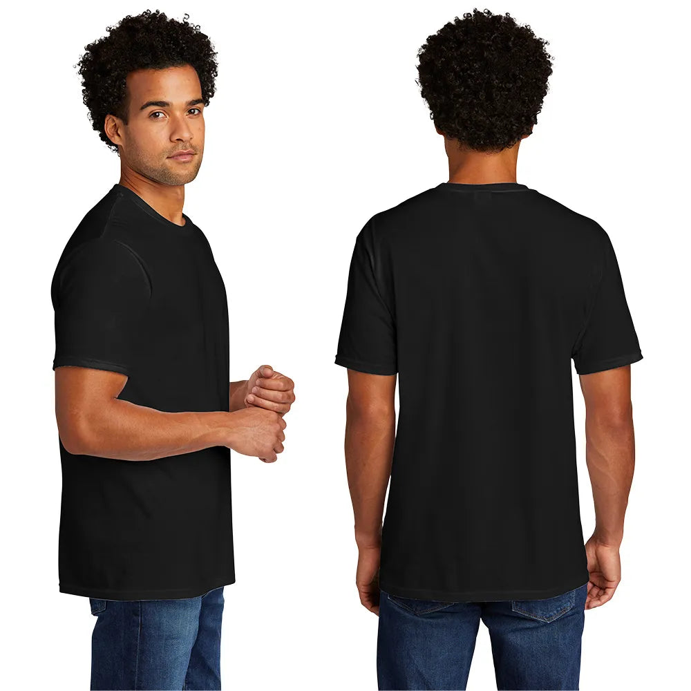 Port & Company Tri-Blend Tee Decorated - Black Heather