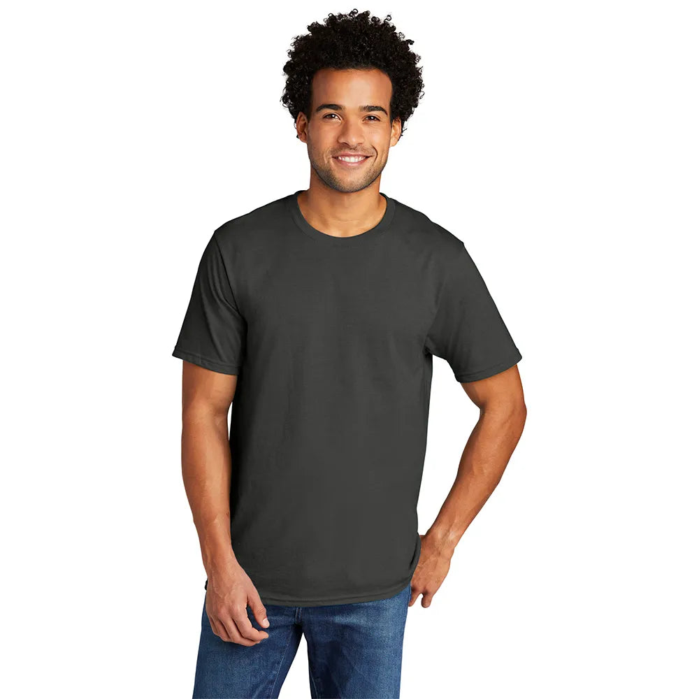 Port & Company Tri-Blend Tee Decorated - Coal Grey