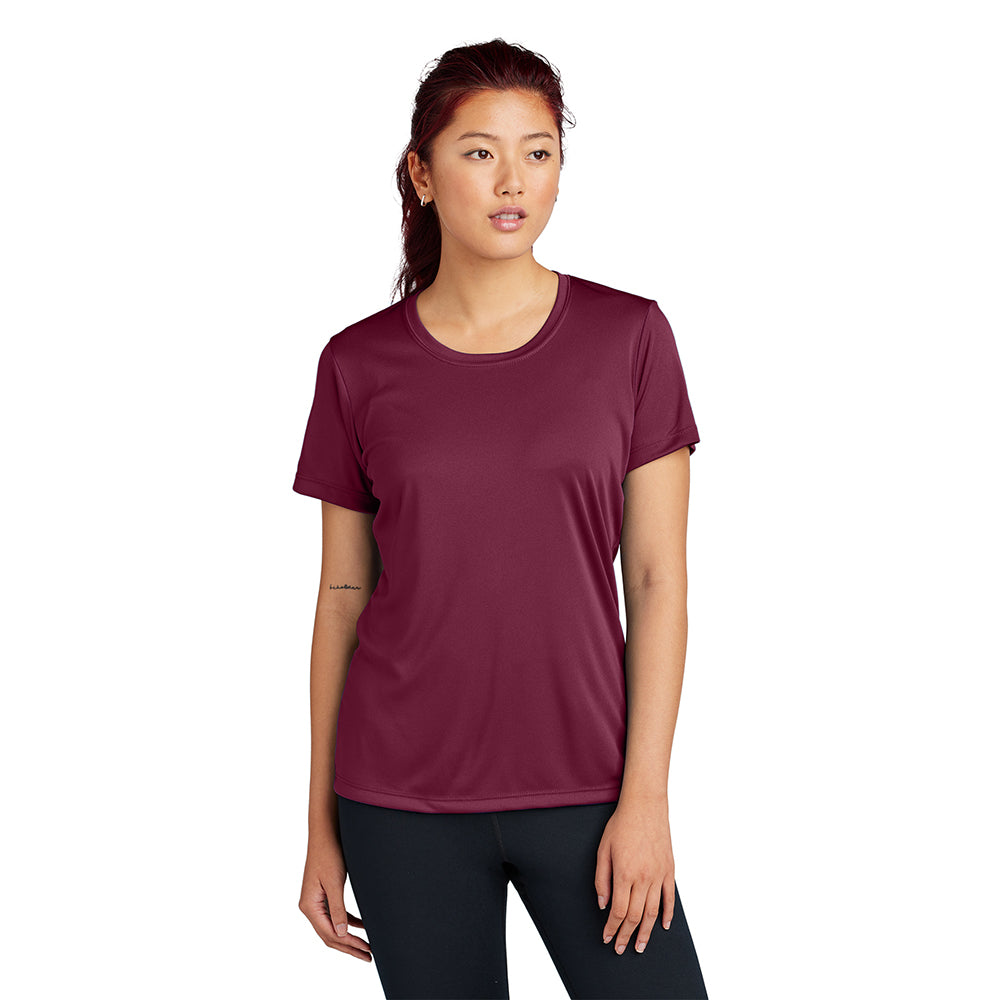 Sport-Tek Women's PosiCharge Competitor Tee Decorated - Carolina Blue
