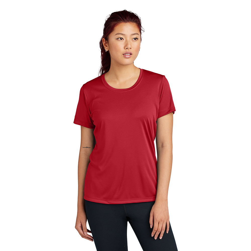 Sport-Tek Women's PosiCharge Competitor Tee Decorated - White