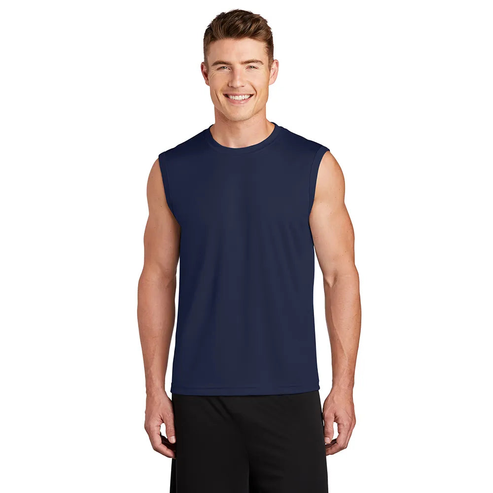 Sport-Tek Sleeveless PosiCharge Competitor Tee Decorated - True Navy Blue