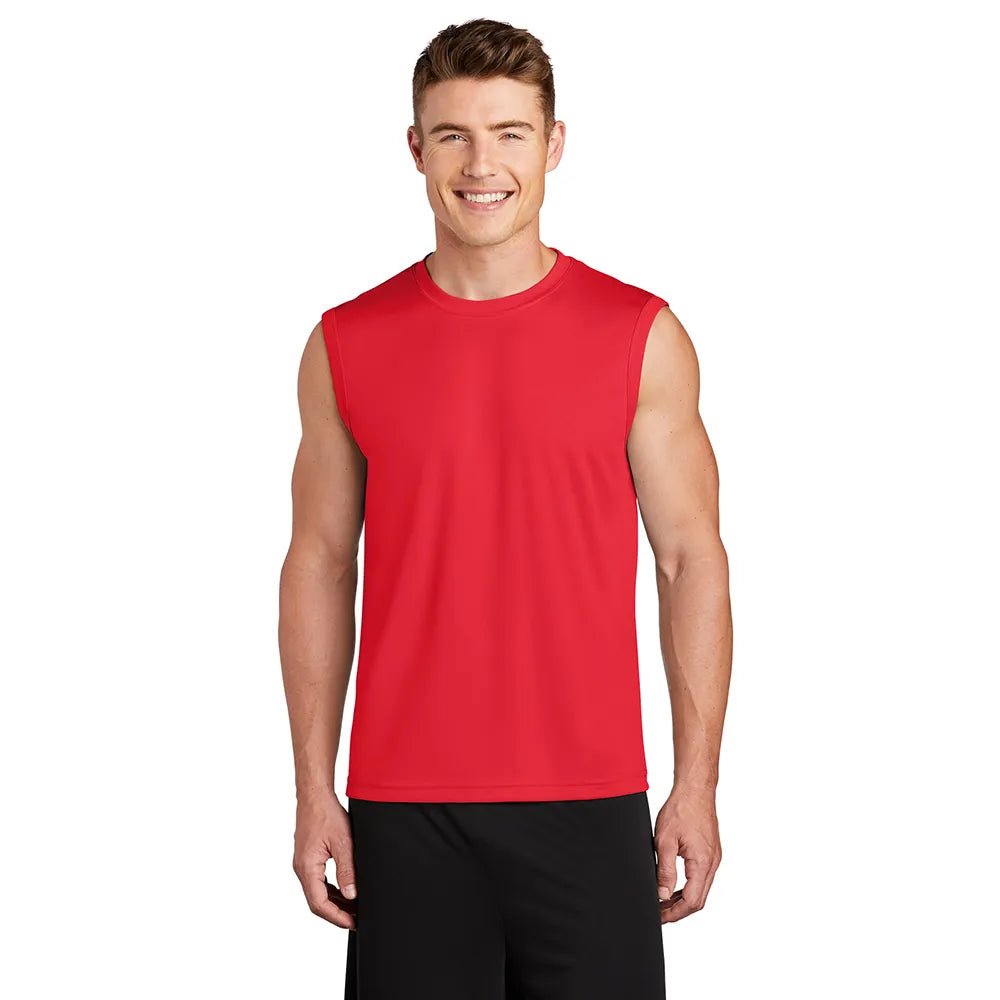Sport-Tek Sleeveless PosiCharge Competitor Tee Decorated - True Red