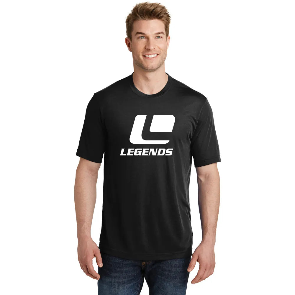 Sport-Tek PosiCharge Competitor Cotton Touch Tee Decorated - Black