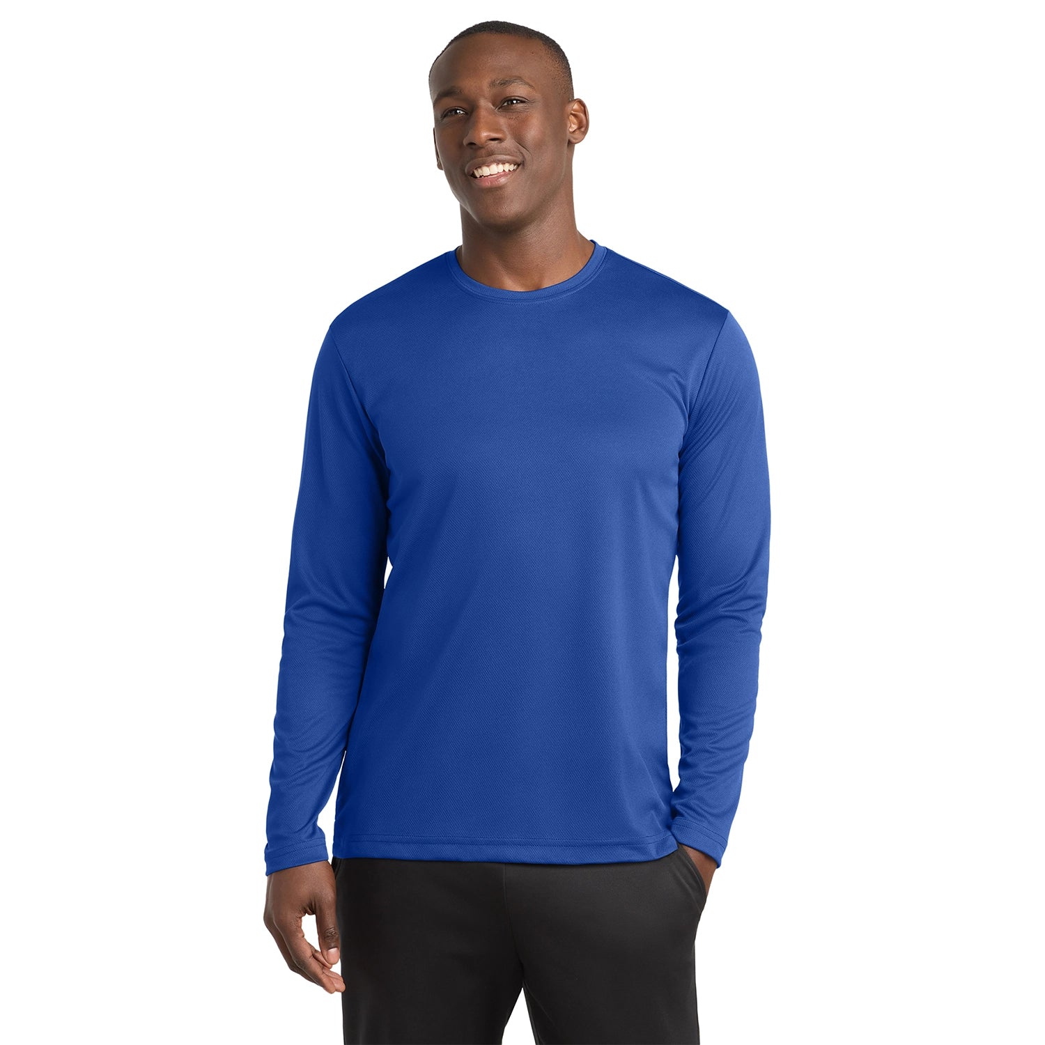 SportTek Decorated PosiCharge RacerMesh Long Sleeve Tee