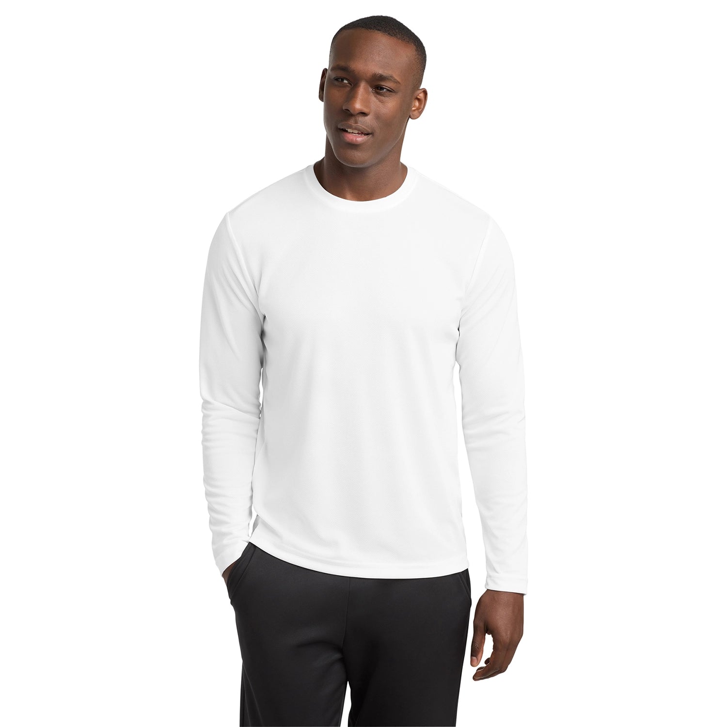 SportTek Decorated PosiCharge RacerMesh Long Sleeve Tee