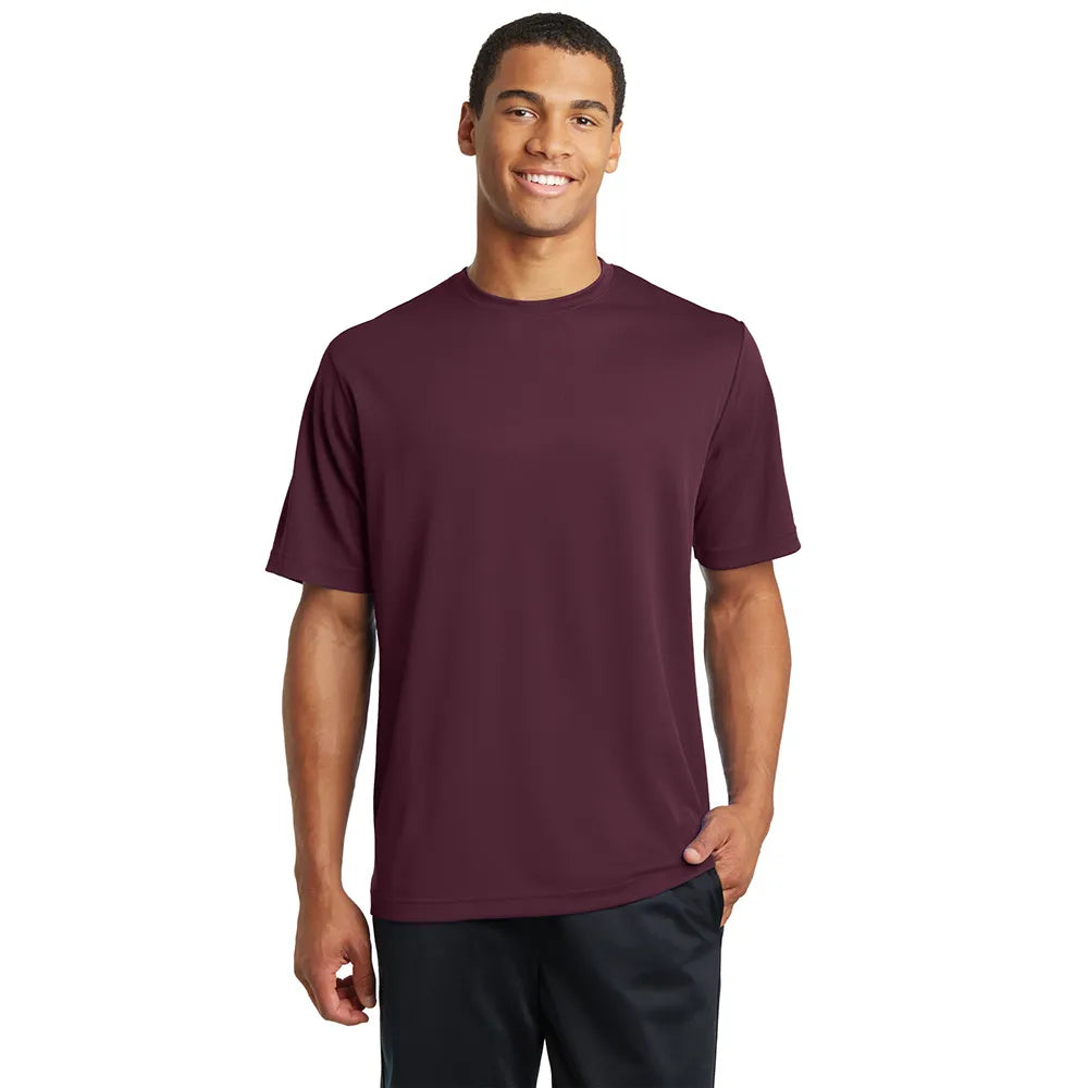 Sport-Tek PosiCharge RacerMesh Tee Decorated - Maroon Red