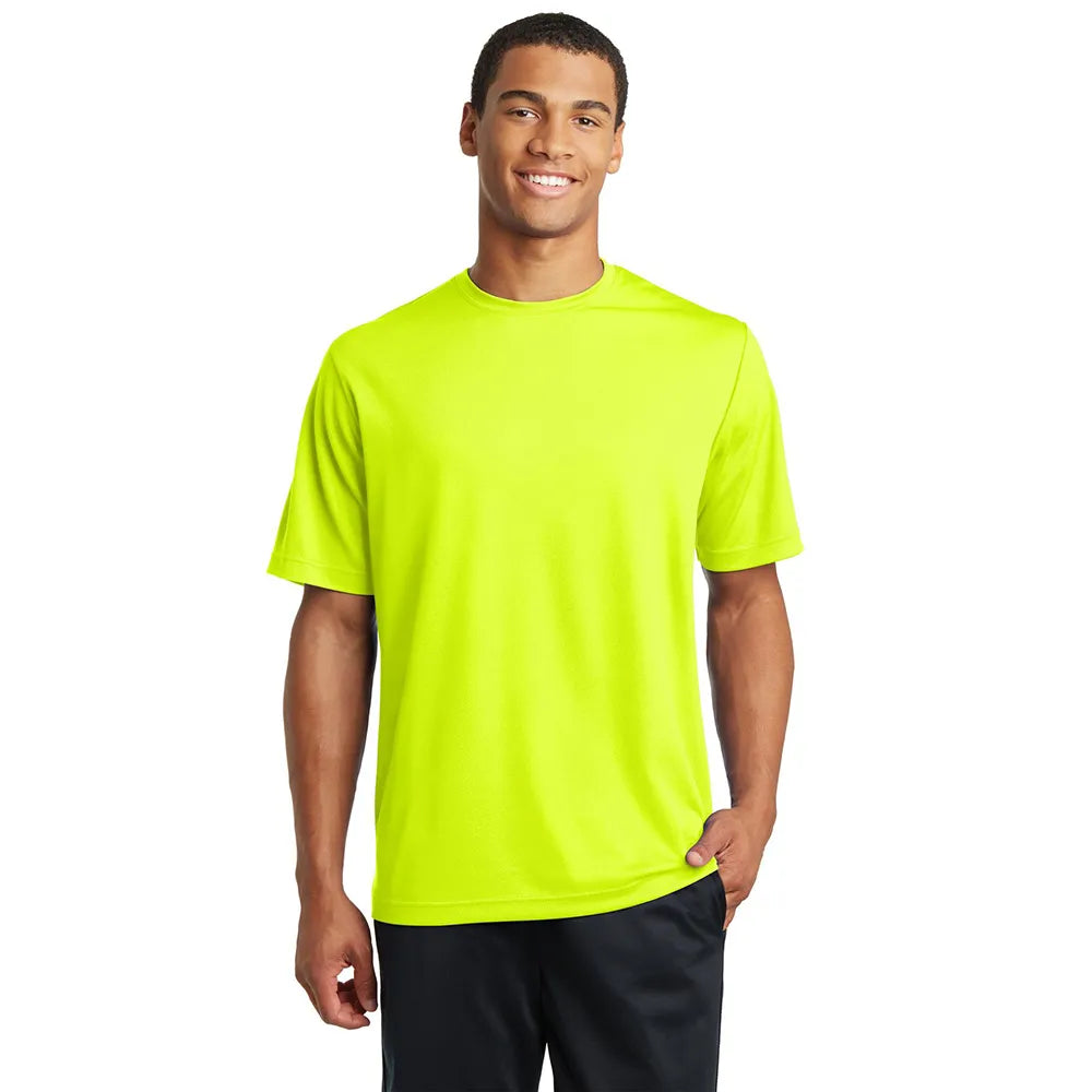 Sport-Tek PosiCharge RacerMesh Tee Decorated - Neon Yellow