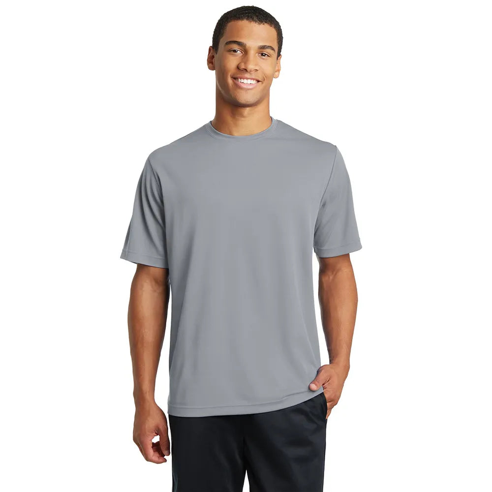 Sport-Tek PosiCharge RacerMesh Tee Decorated - Silver Grey