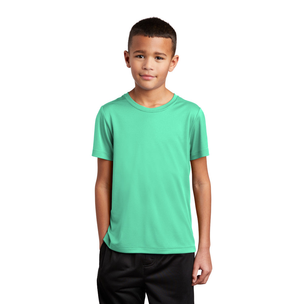 Sport-Tek Youth Posi-UV Pro Tee Decorated - Cardinal Red (PMS 7421C)