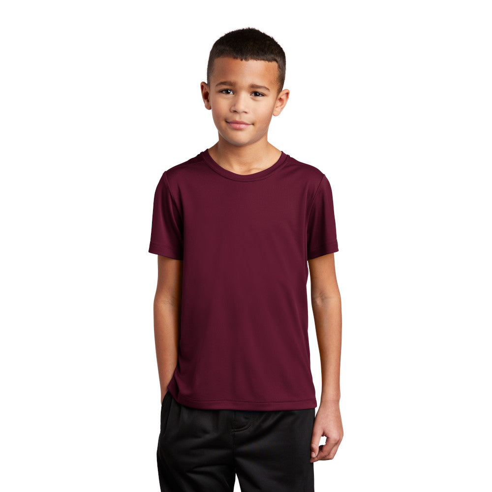 Sport-Tek Youth Posi-UV Pro Tee Decorated - Dark Smoke Grey (PMS 425C)