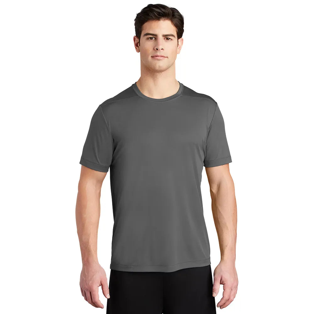 Sport-Tek Posi-UV Pro Tee Decorated - Dark Smoke Grey