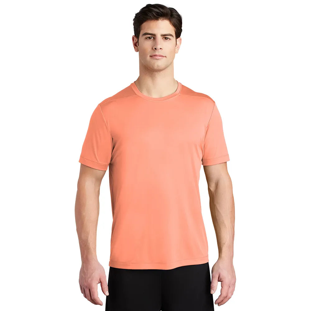 Sport-Tek Posi-UV Pro Tee Decorated - Soft Coral Pink