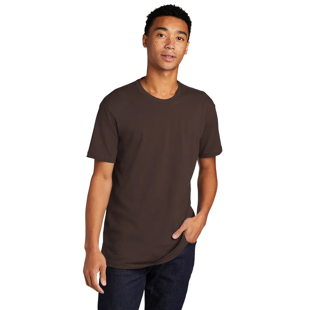 Next Level Apparel Unisex Cotton Tee Decorated - DK Brown Chocolate