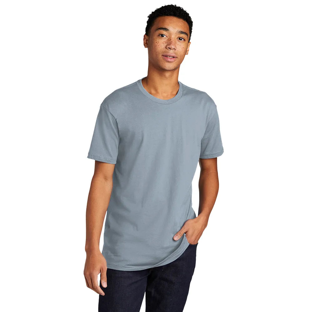 Next Level Apparel Unisex Cotton Tee Decorated - Stonewash Blue Denim