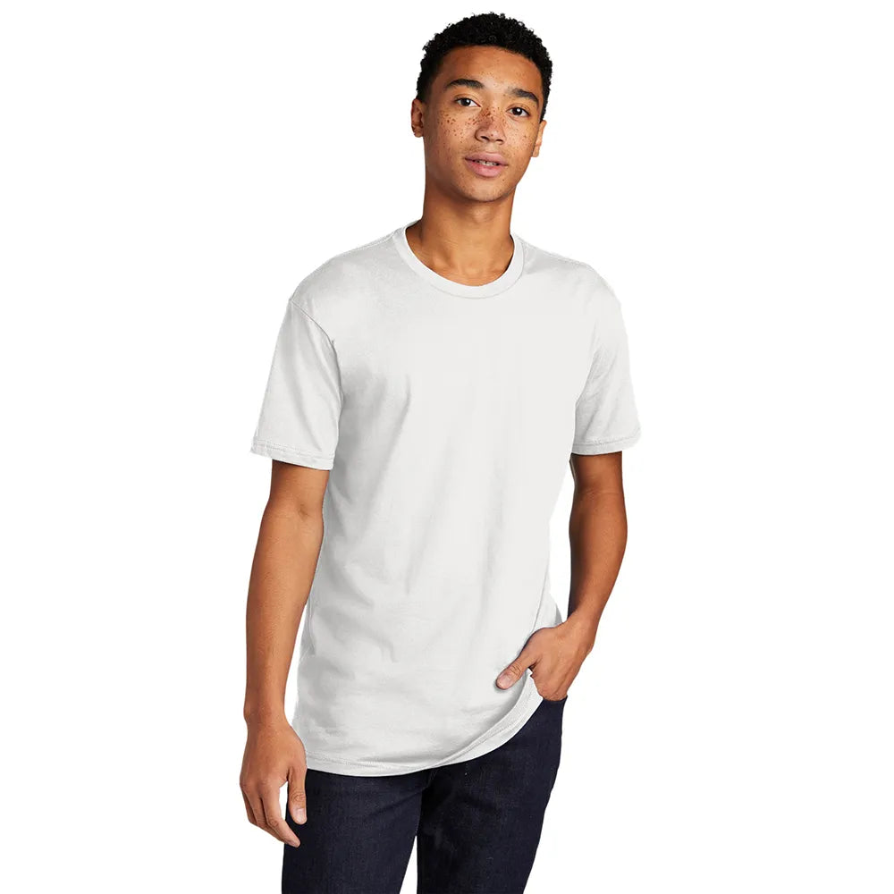Next Level Apparel Unisex Cotton Tee Decorated - White