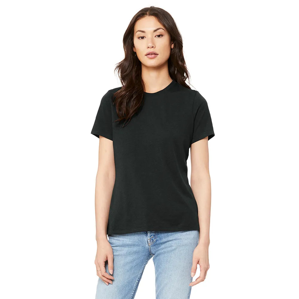BELLA+CANVAS Women’s Relaxed Jersey Short Sleeve Tee Decorated - Vintage Black