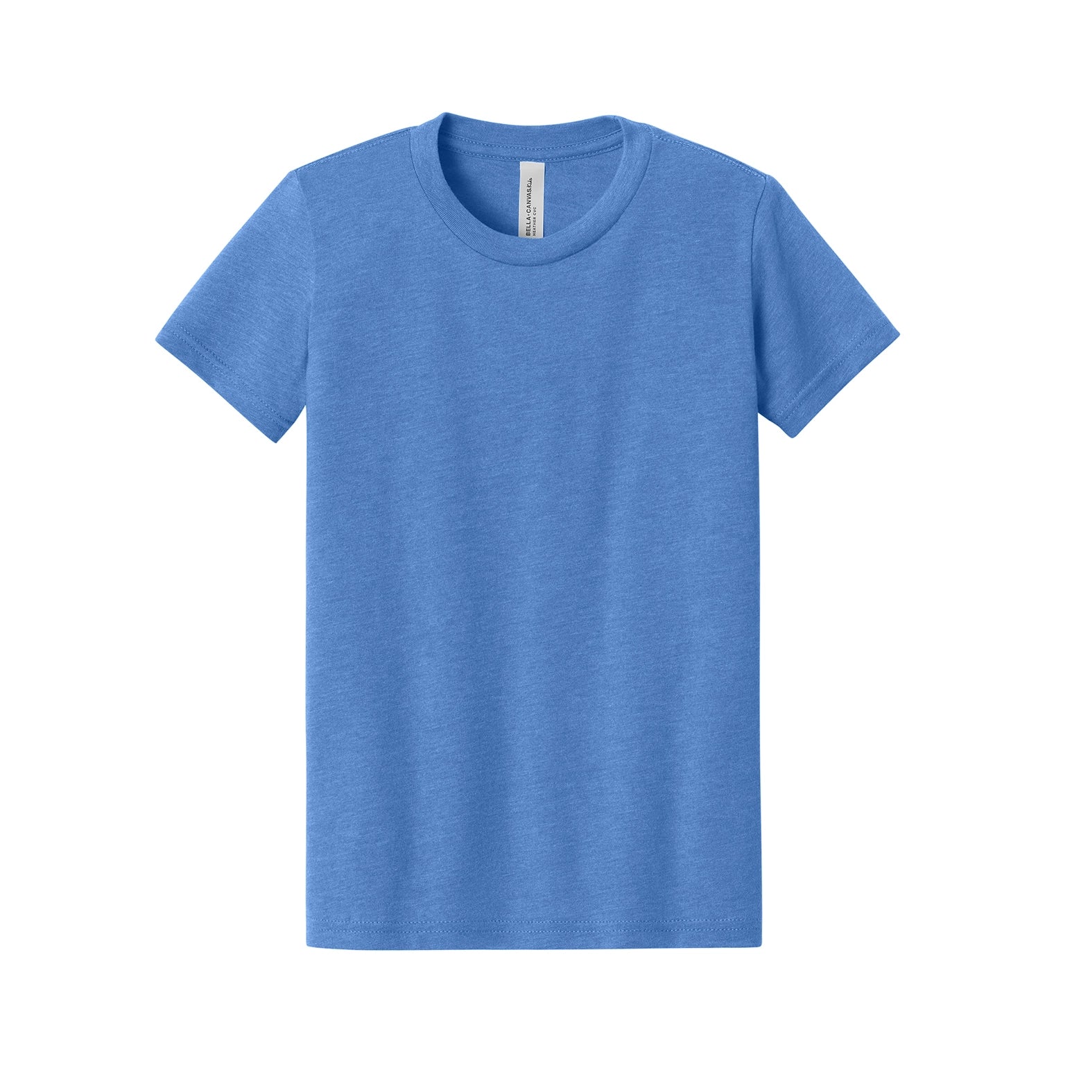 BELLA+CANVAS Decorated Youth Heather CVC Tee