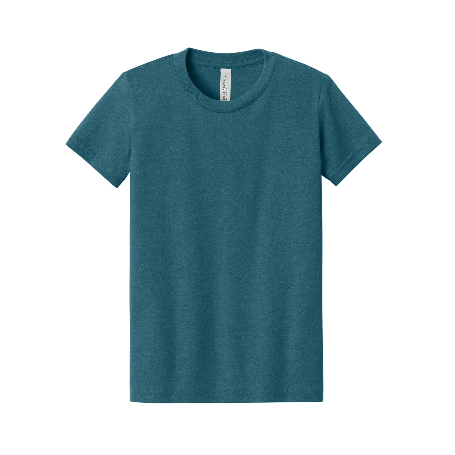 BELLA+CANVAS Decorated Youth Heather CVC Tee