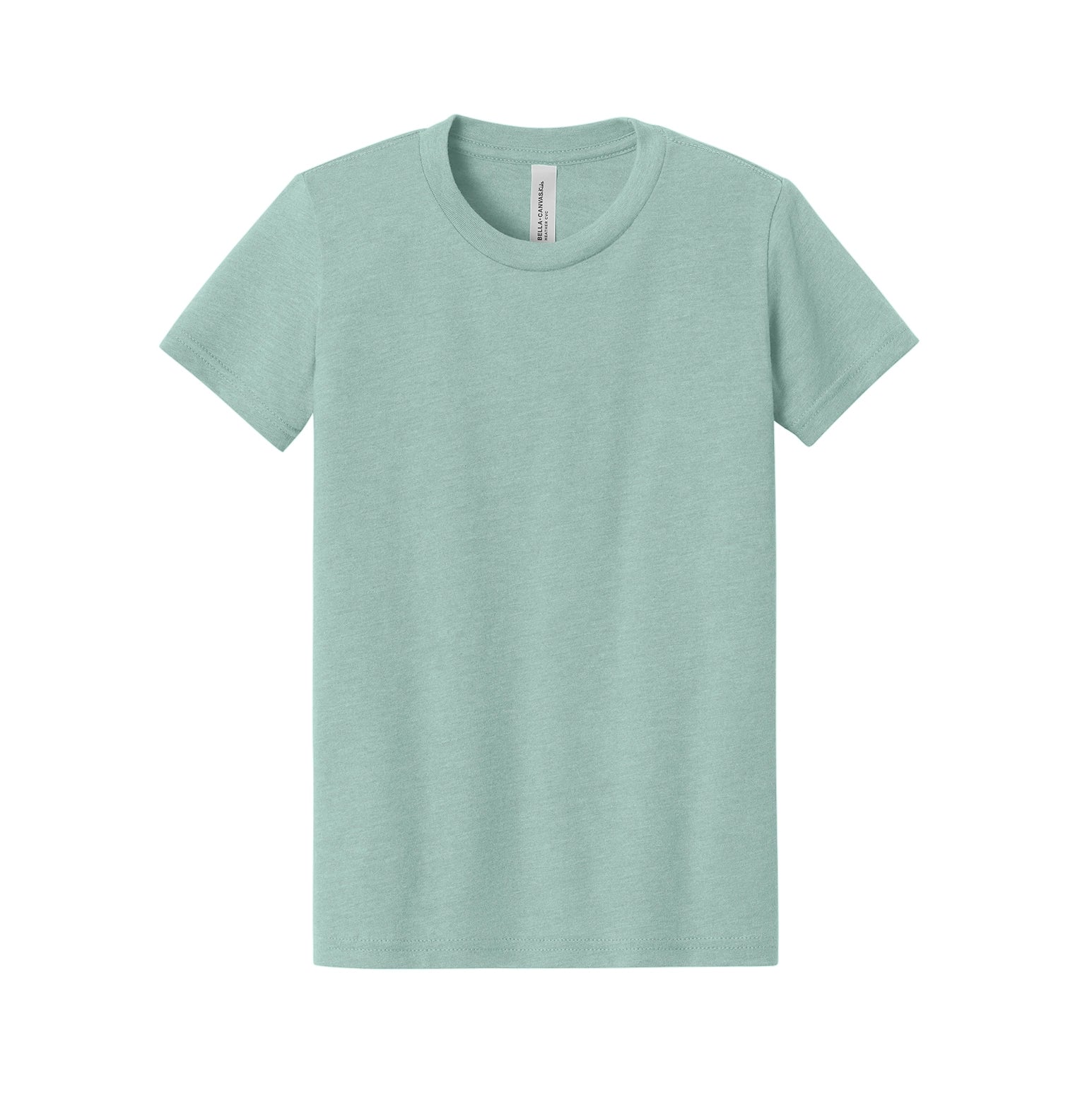 BELLA+CANVAS Decorated Youth Heather CVC Tee