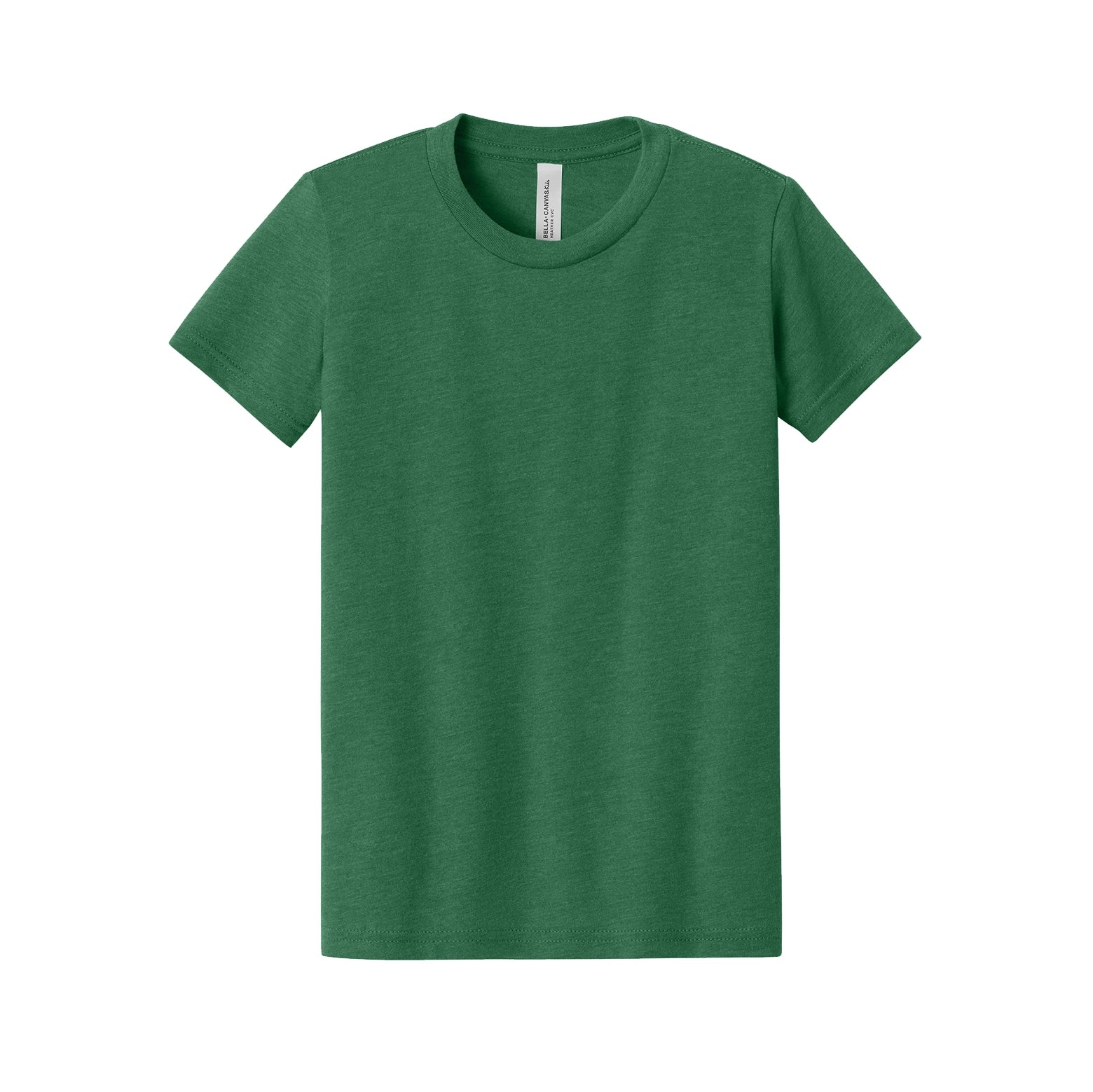 BELLA+CANVAS Decorated Youth Heather CVC Tee