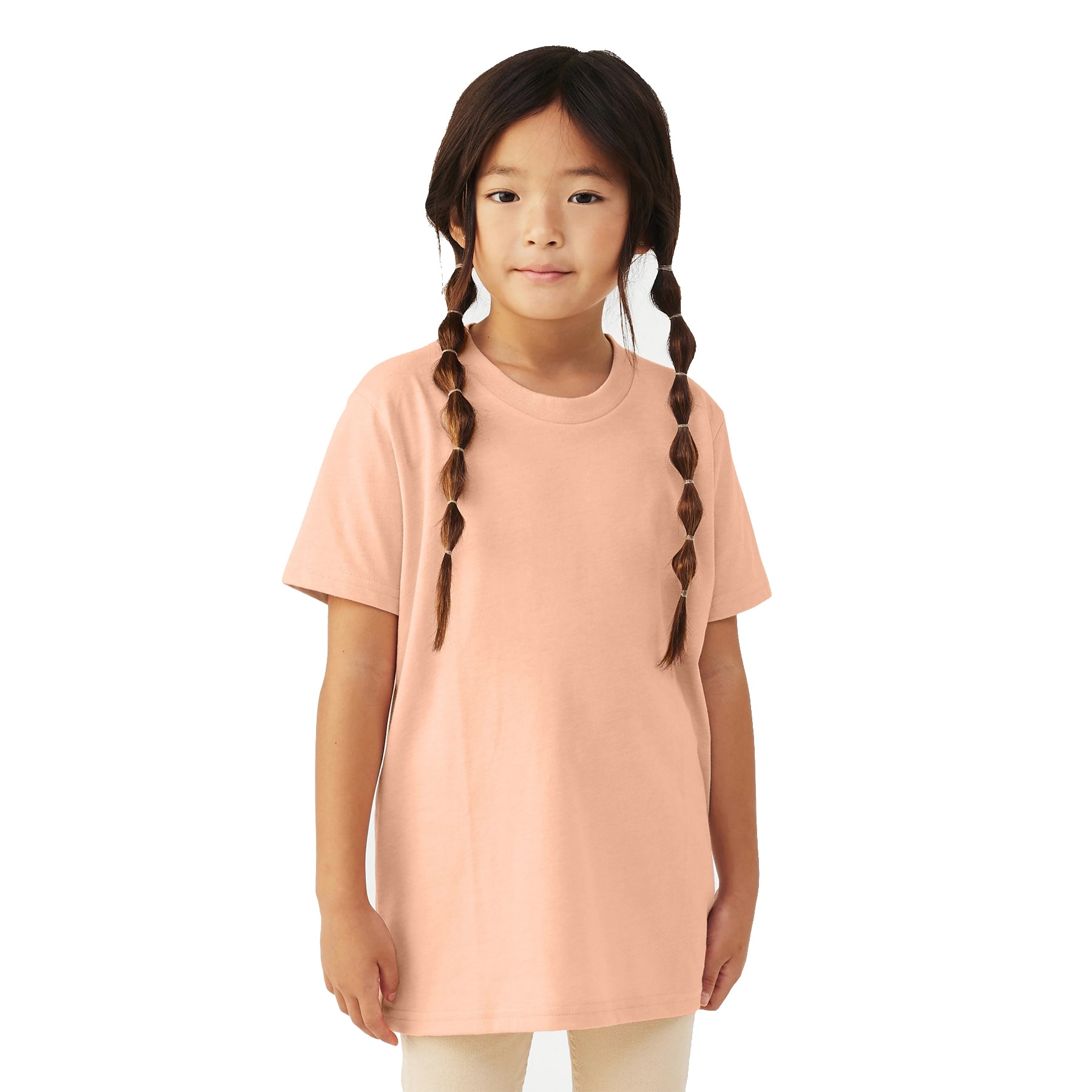 BELLA+CANVAS Decorated Youth Heather CVC Tee