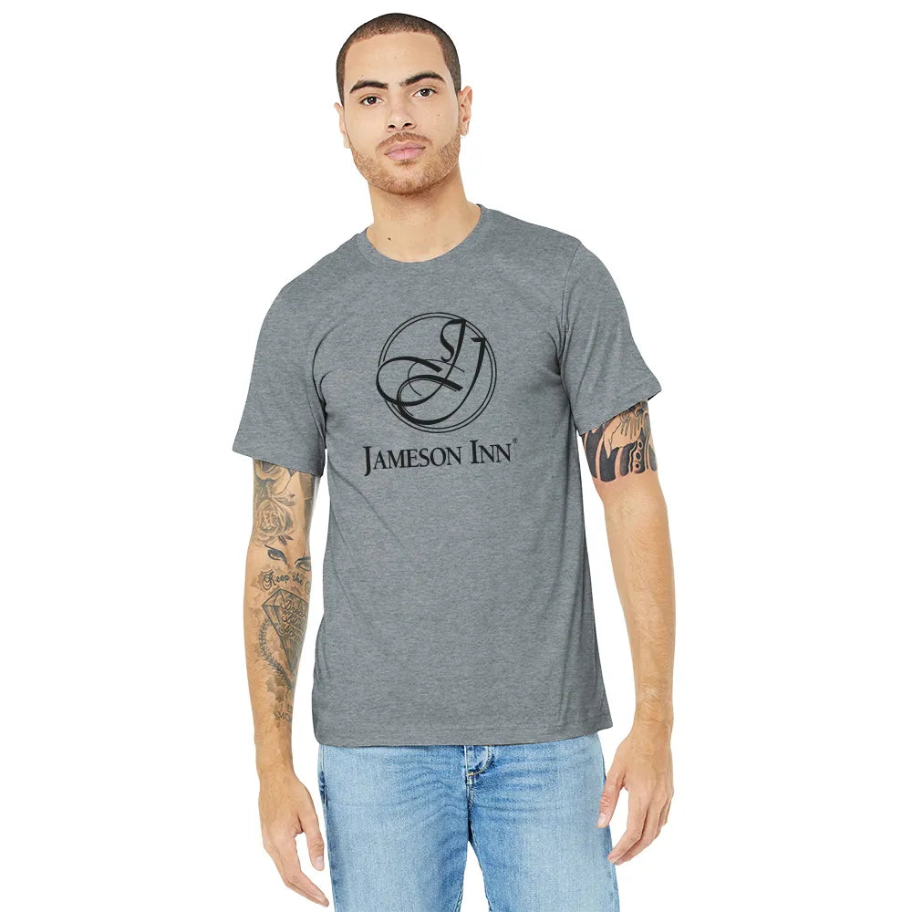 BELLA+CANVAS Unisex Heather CVC Short Sleeve Tee Decorated - Athletic Grey Heather