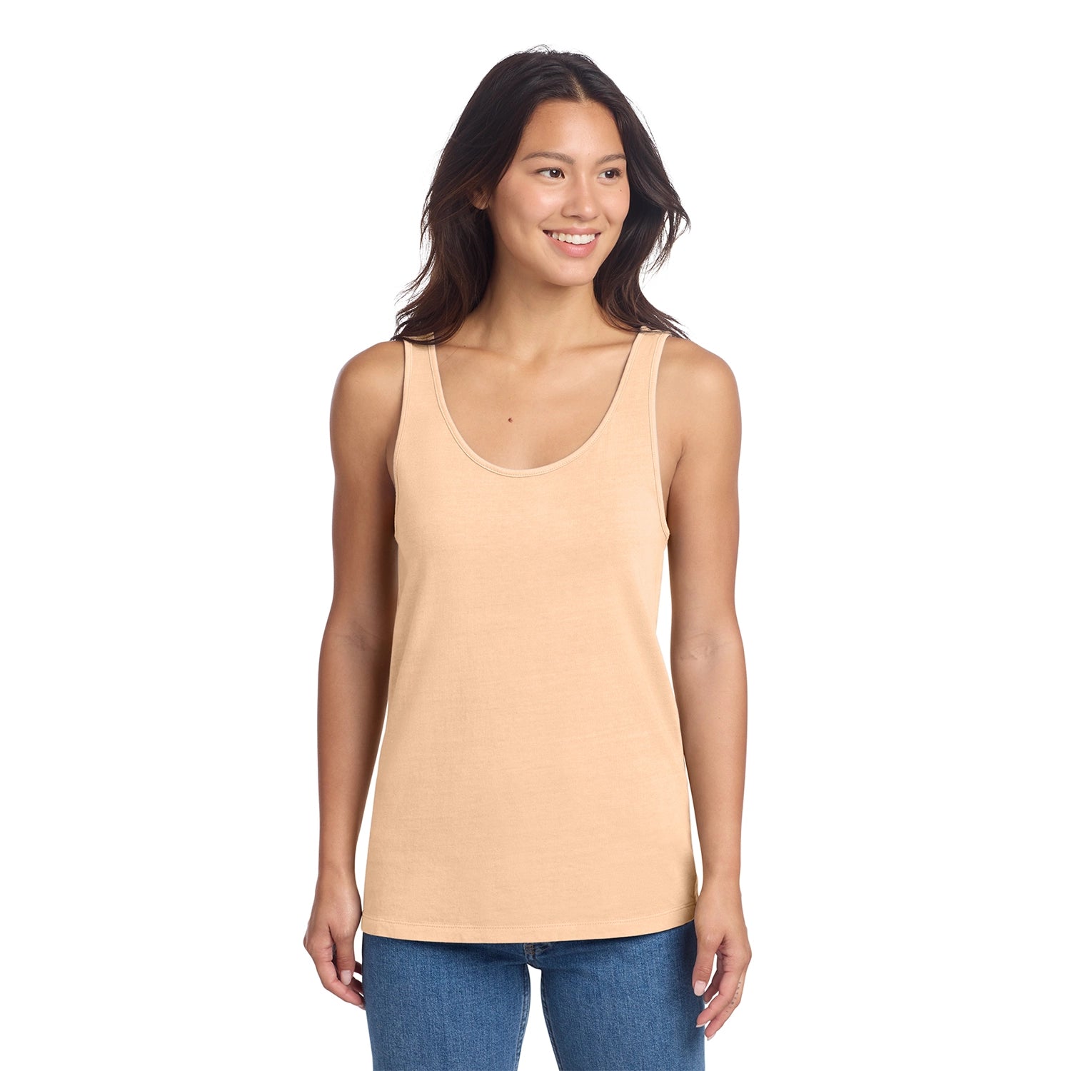 Port & Co Decorated Women's Beach Wash GarmentDyed Tank