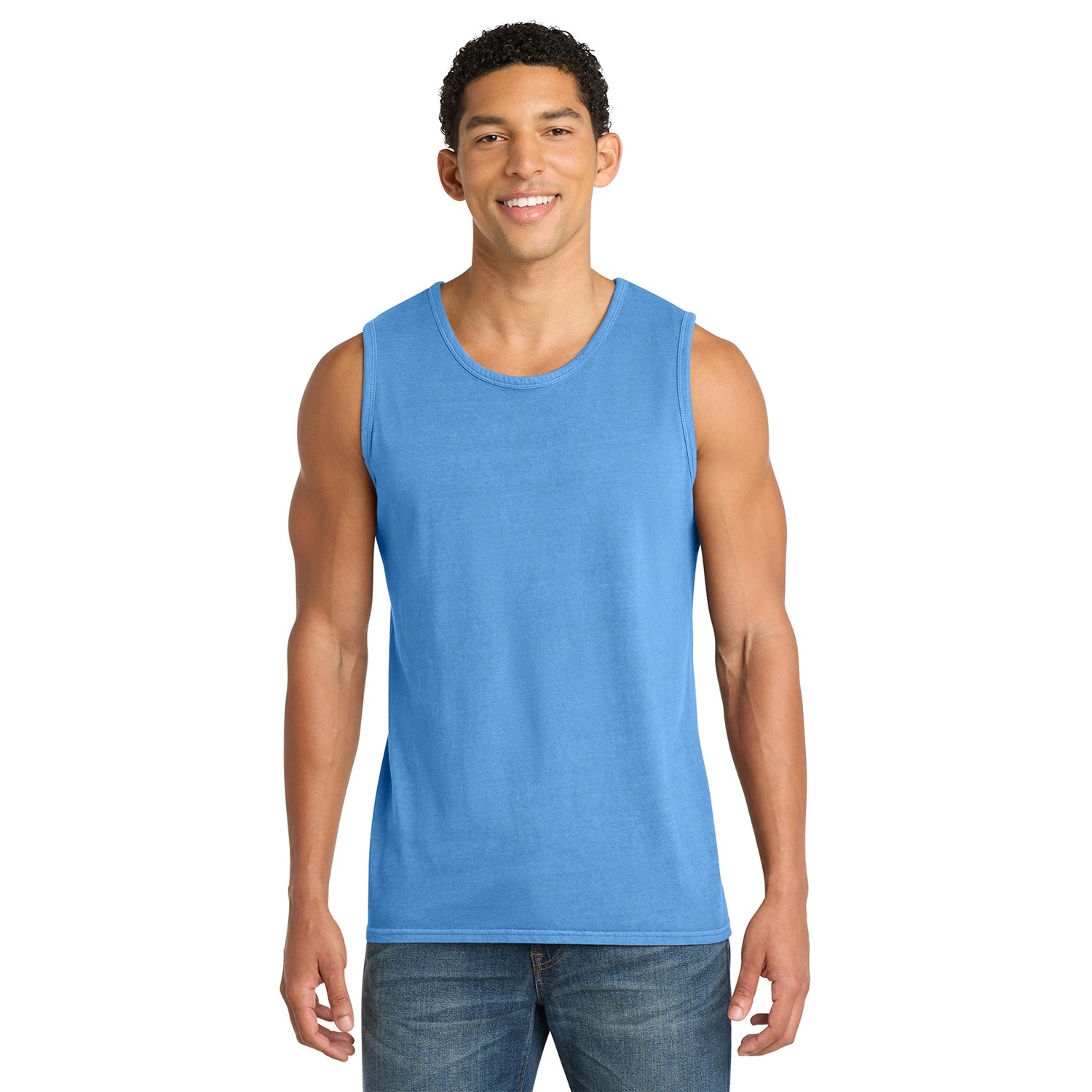 Port & Co Decorated Beach Wash GarmentDyed Tank Top