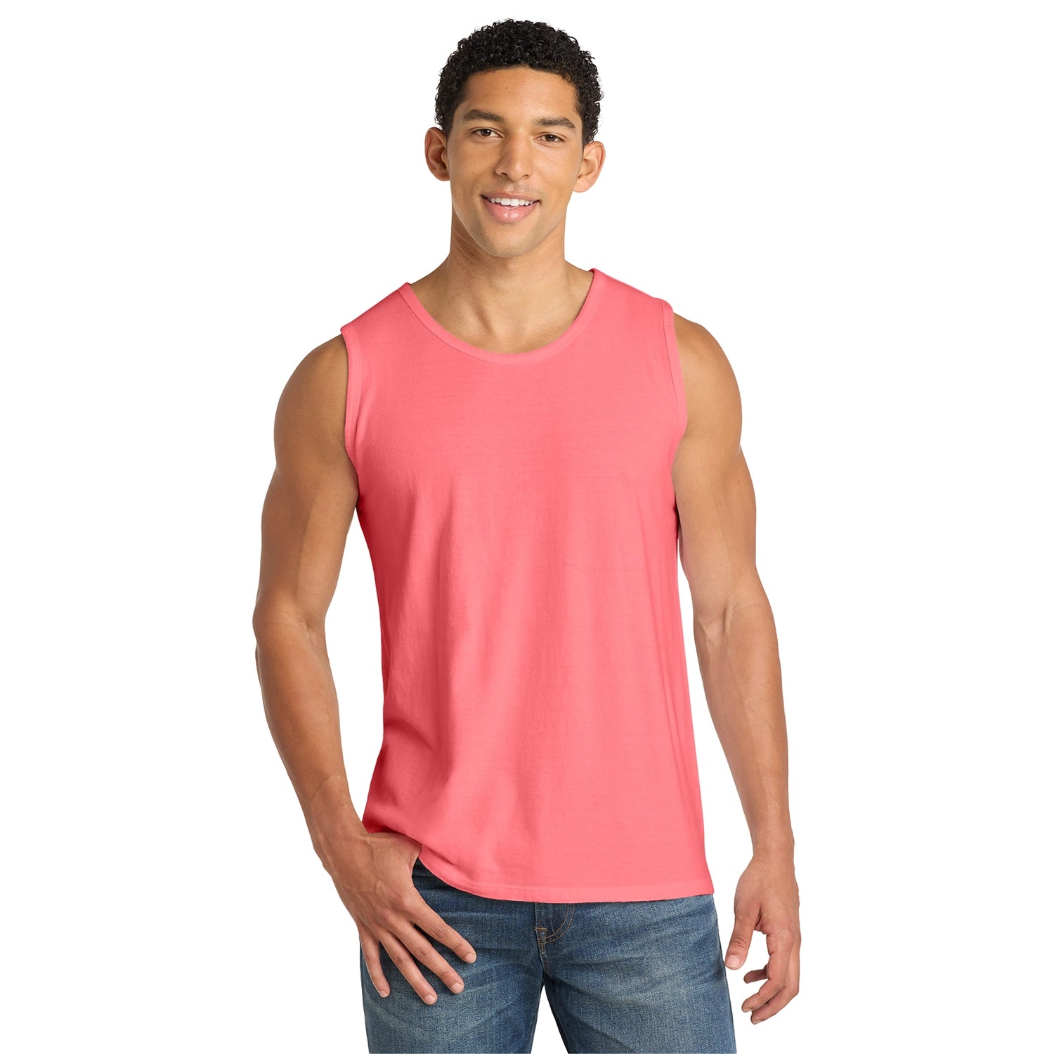 Port & Co Decorated Beach Wash GarmentDyed Tank Top