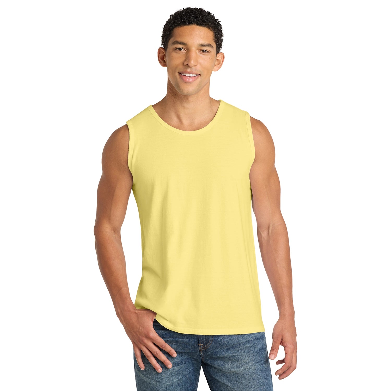 Port & Co Decorated Beach Wash GarmentDyed Tank Top