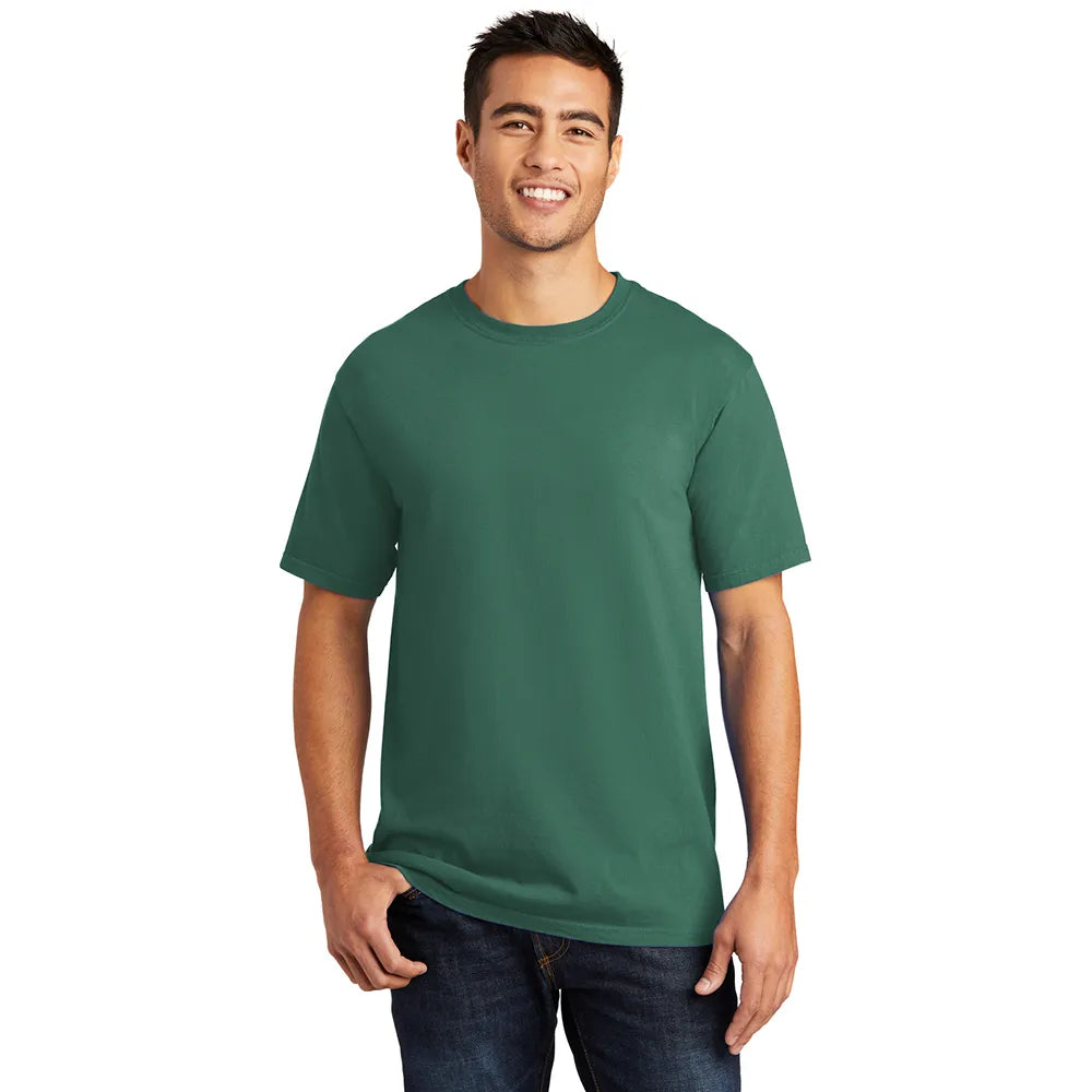 Port & Company Beach Wash Garment-Dyed Tee Decorated - Nordic Green