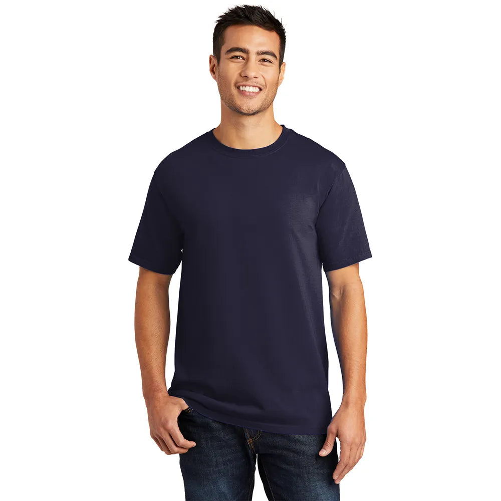 Port & Company Beach Wash Garment-Dyed Tee Decorated - True Navy Blue