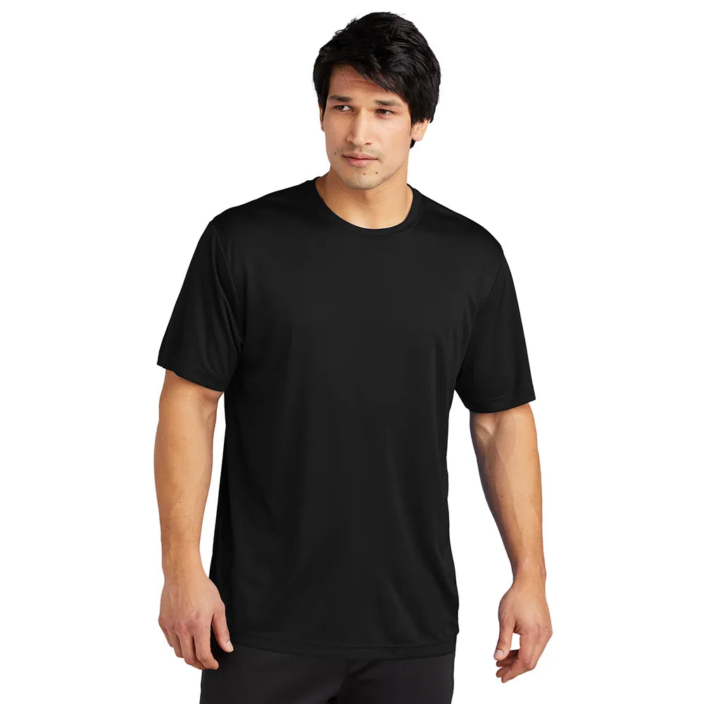 Sport-Tek PosiCharge Re-Compete Tee Decorated - Black (PMS BLACK C)