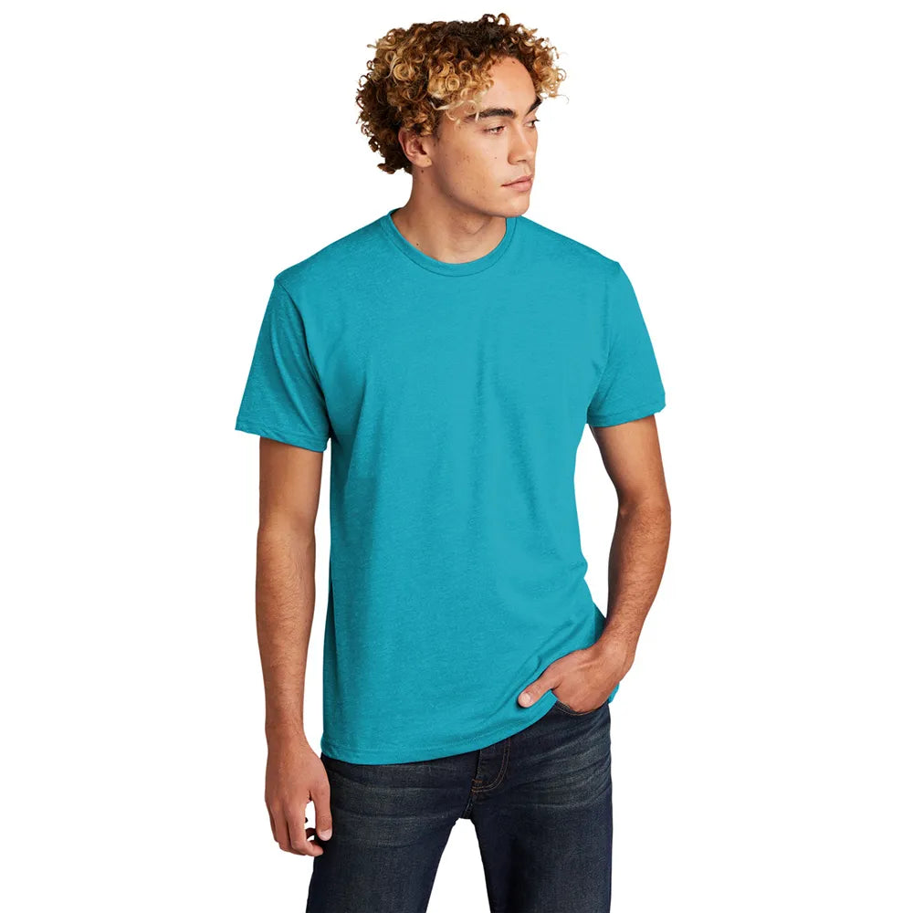 Next Level Apparel Unisex CVC Tee Decorated - Bondi Blue