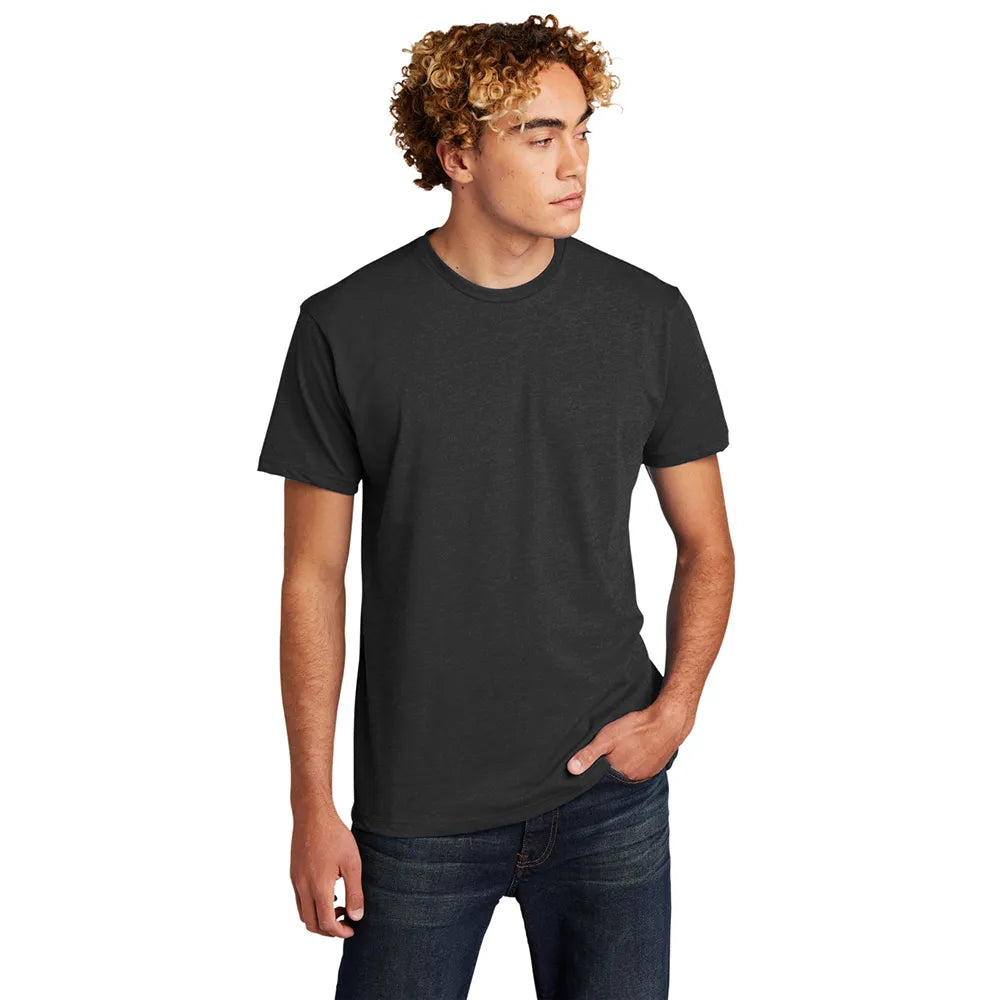 Next Level Apparel Unisex CVC Tee Decorated - Charcoal Grey