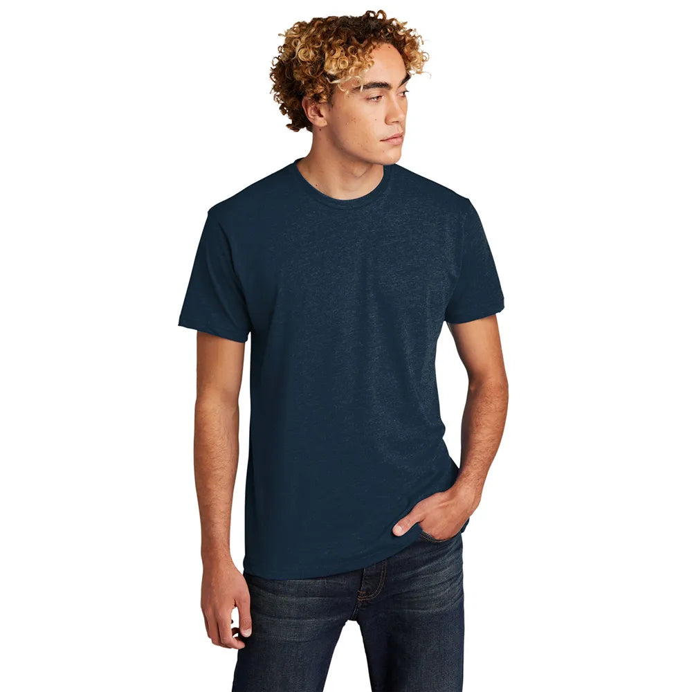 Next Level Apparel Unisex CVC Tee Decorated - Midnight Navy Blue